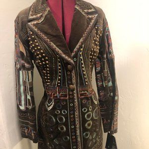 PAMELA MCCOY brown jacket